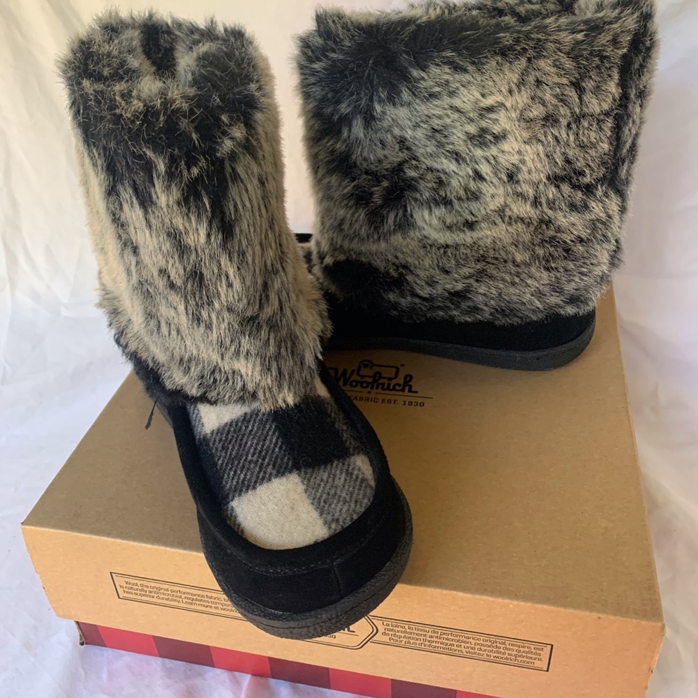 Woolrich Women’s Fall Creek Winter Checkered Boots